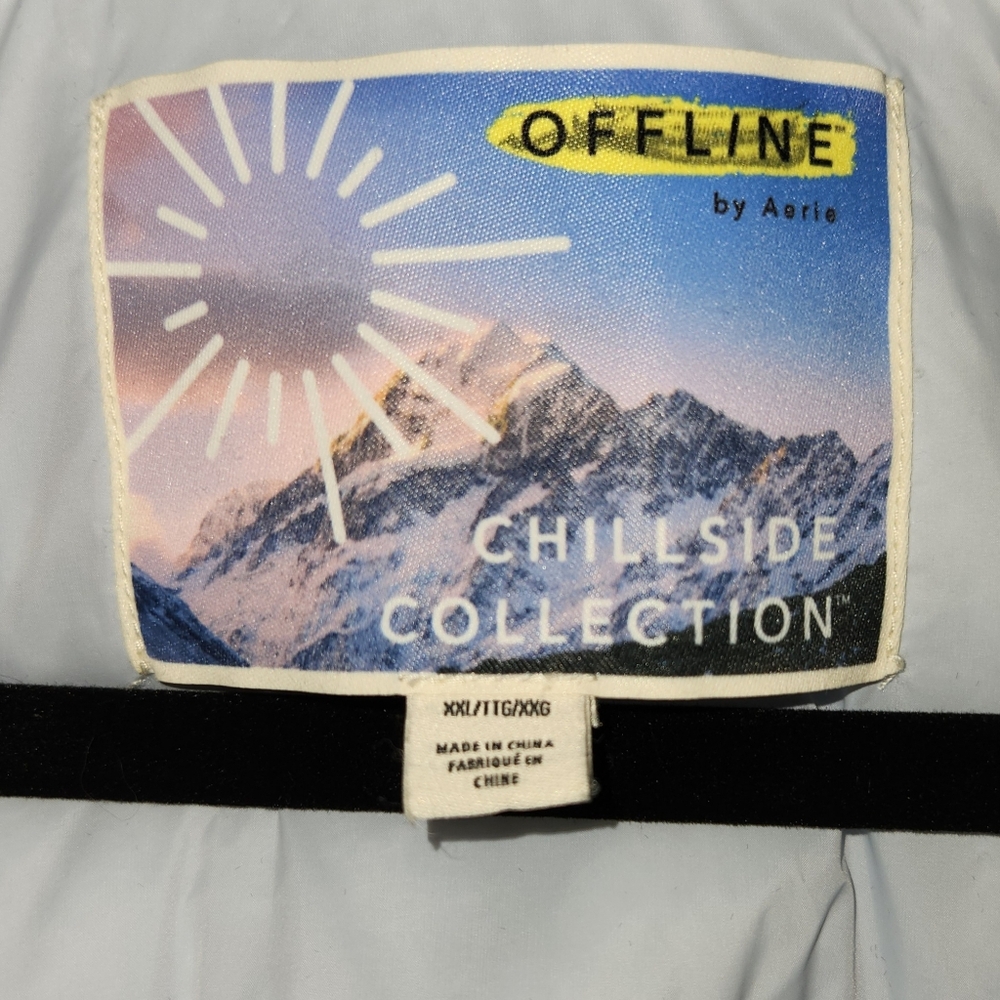 ⭐️ 2x HOST PICK ⭐️ Offline by Aerie Chillside Bronze Floral Puffer Jacket XXL - Picture 4 of 5